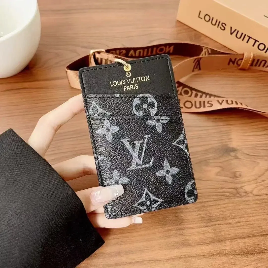 Louis Vuitton Louis Vuitton Monogram Black Card Holder Black