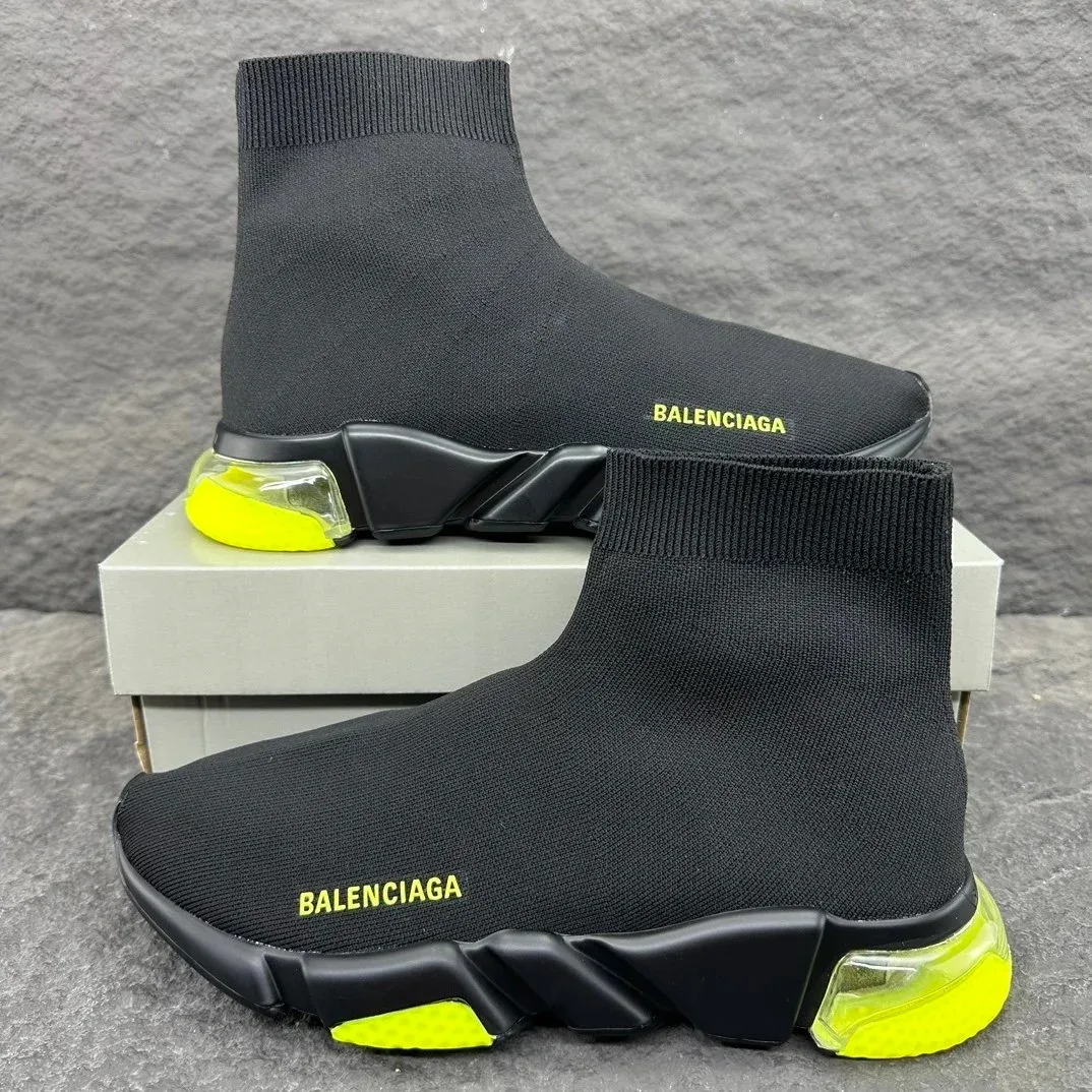 Balenciaga Balenciaga Speed Trainer Black/Yellow Sneakers Black