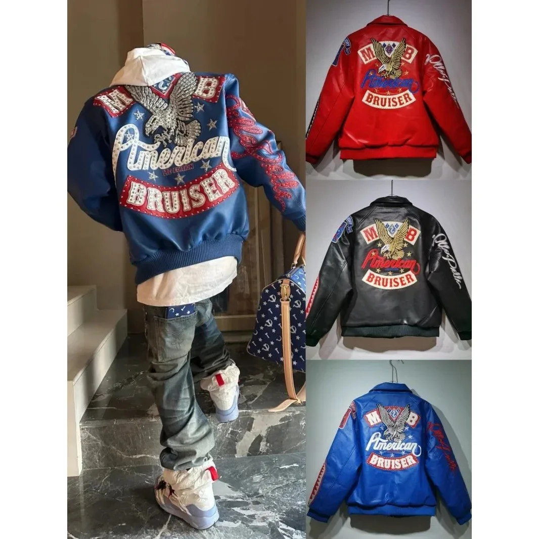Maison Mihara Yasuhiro Maison Mihara Yasuhiro American Bruiser RC1127 Black Leather Jacket Black - 1