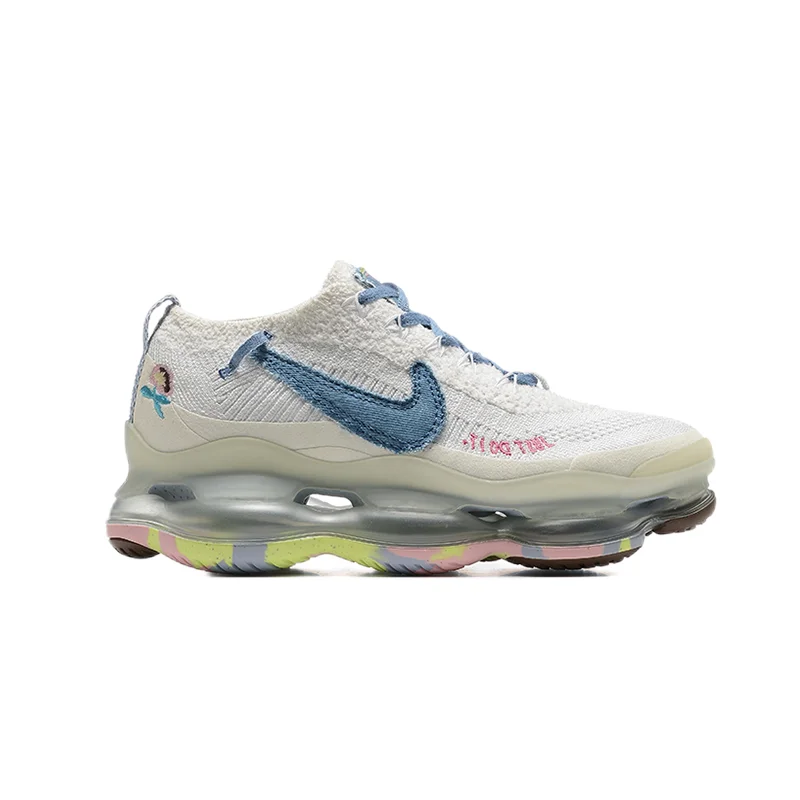 Nike Nike Air Max 270 White/Blue Multicolor Sole Sneaker White
