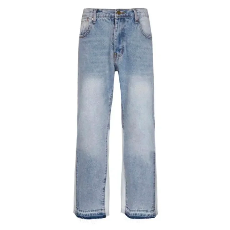 Other Unisex Light Blue Wash Jeans 02 Blue - 1