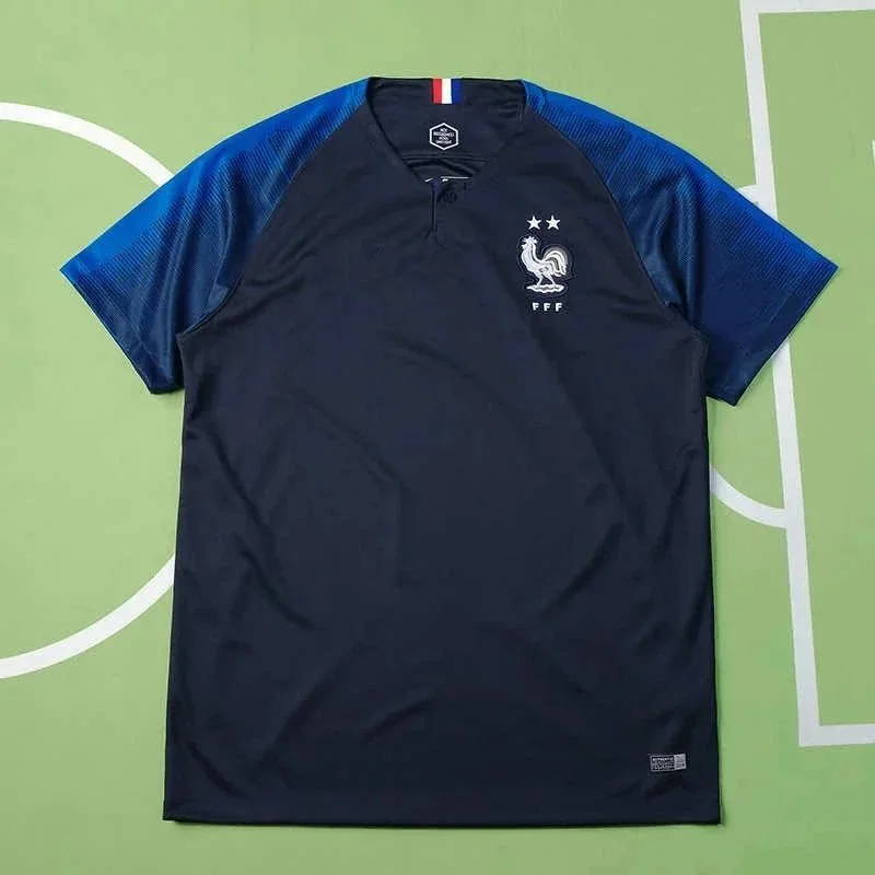 Adidas Adidas Classic Football France Home Jersey Navy - 1