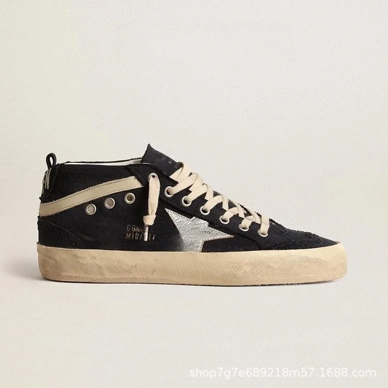 Golden Goose Golden Goose Super-Star Black Silver Star Sneakers Black - 1