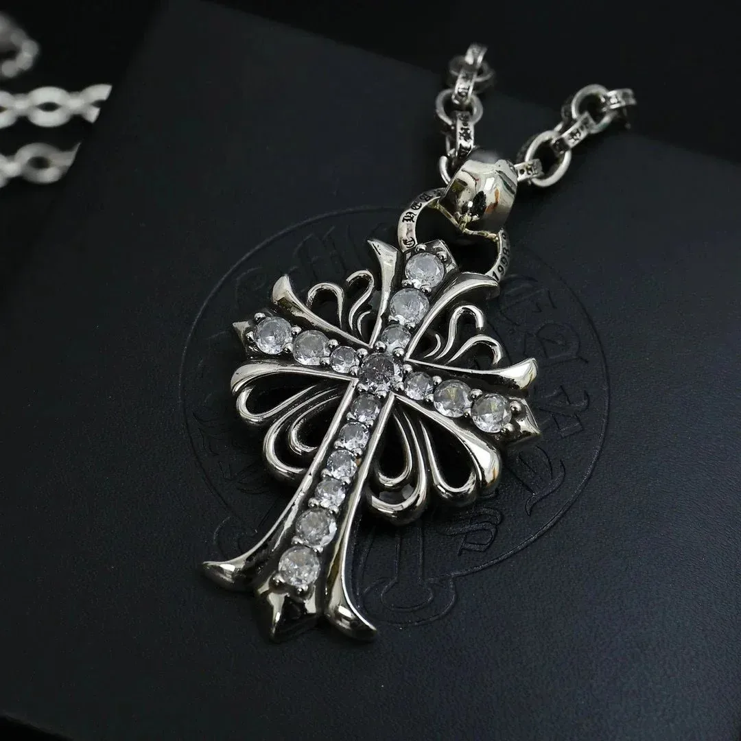 Chrome Hearts Chrome Hearts CH Cross Silver Pendant Necklace Silver - 1