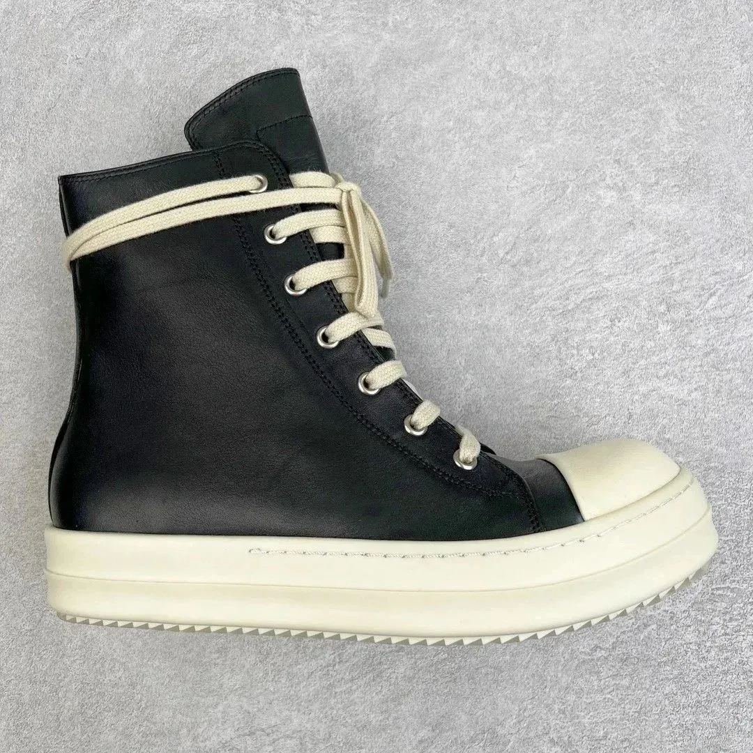 Rick Owens Rick Owens Geobasket Black/Beige High-Top Sneaker Black