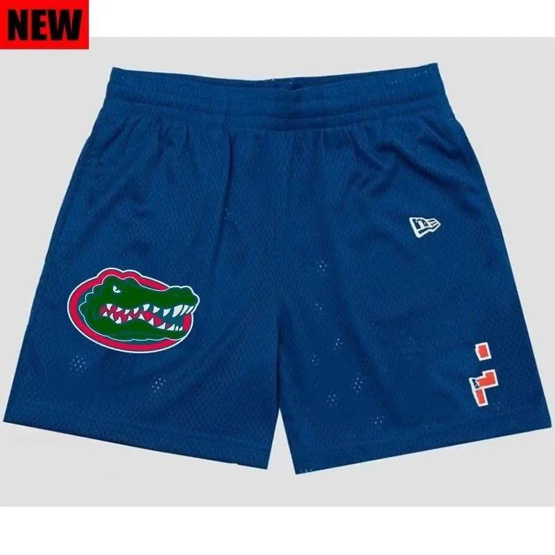 New Era New Era Blue Crocodile Shorts Blue