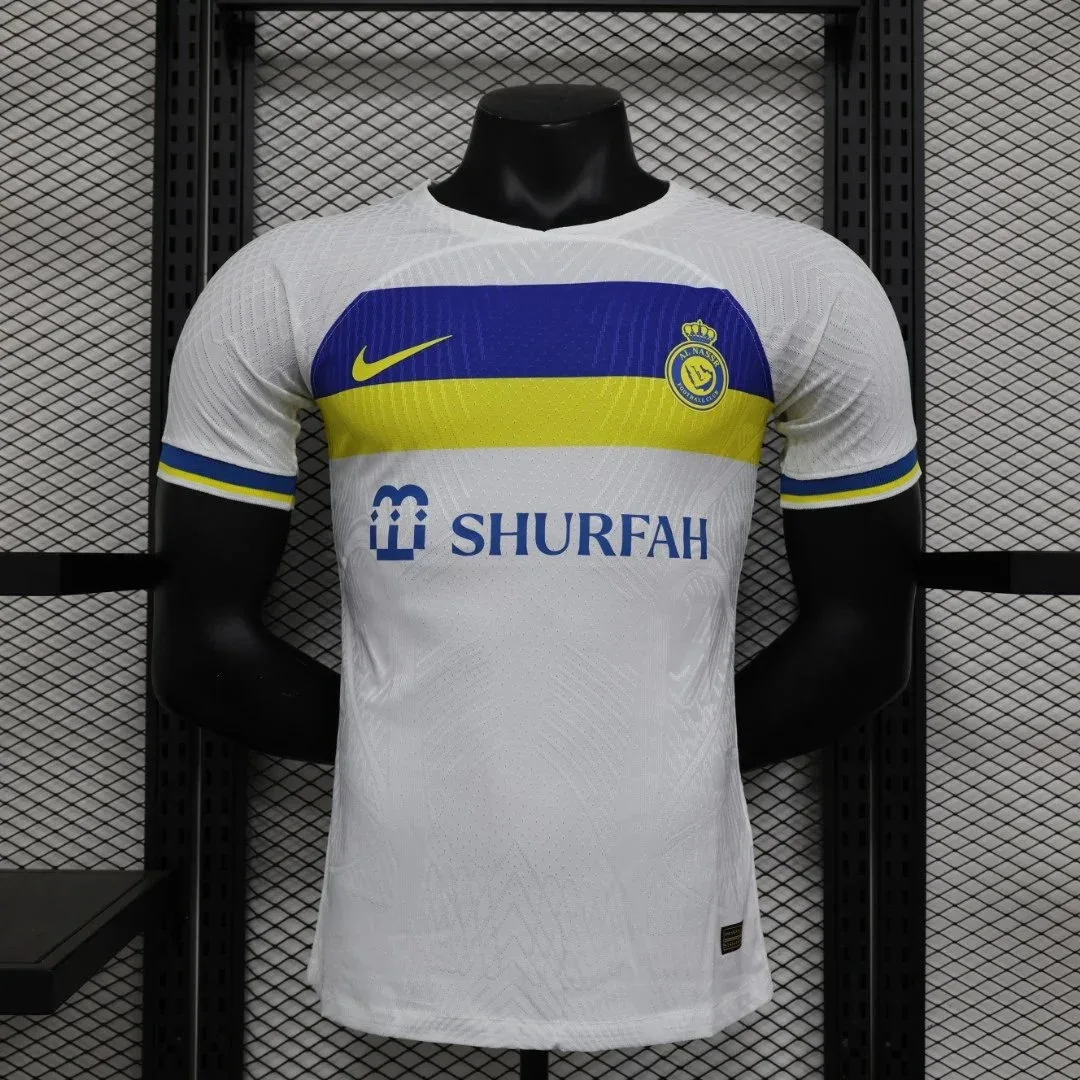 Nike Nike Al Nassr Football Jersey White/Yellow/Blue White - 1