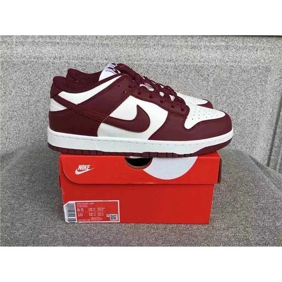 Nike Nike Dunk Low Burgundy/White Sneakers Multicolor