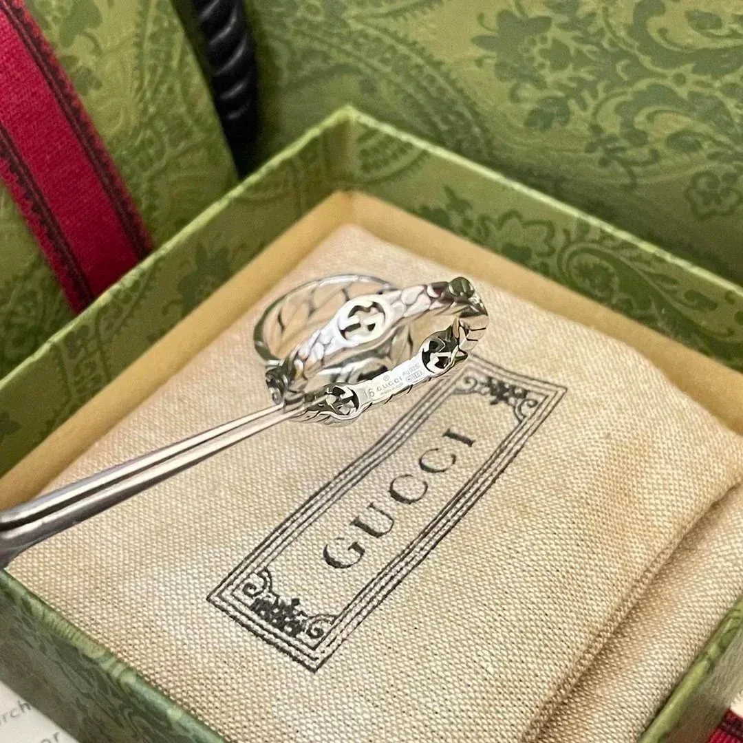 Gucci Gucci GG Marmont Silver Ring Jewelry Silver - 1