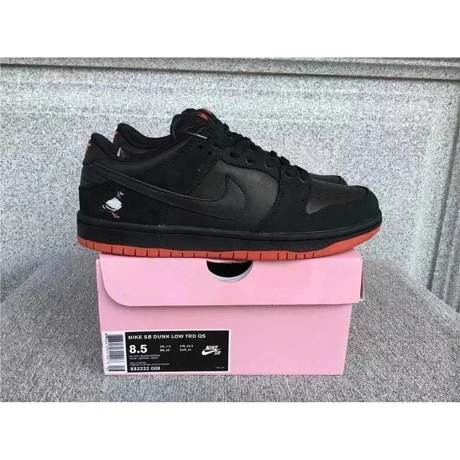 Nike Nike SB Dunk Low TRD QS Black/Orange Sneakers Black - 1