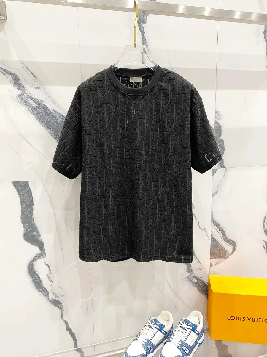 Dior Dior Oblique Black Monogram T-Shirt Black