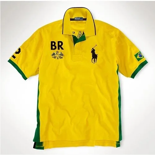 Polo Ralph Lauren Polo Ralph Lauren Big Pony BR Yellow Polo Shirt Yellow - 1