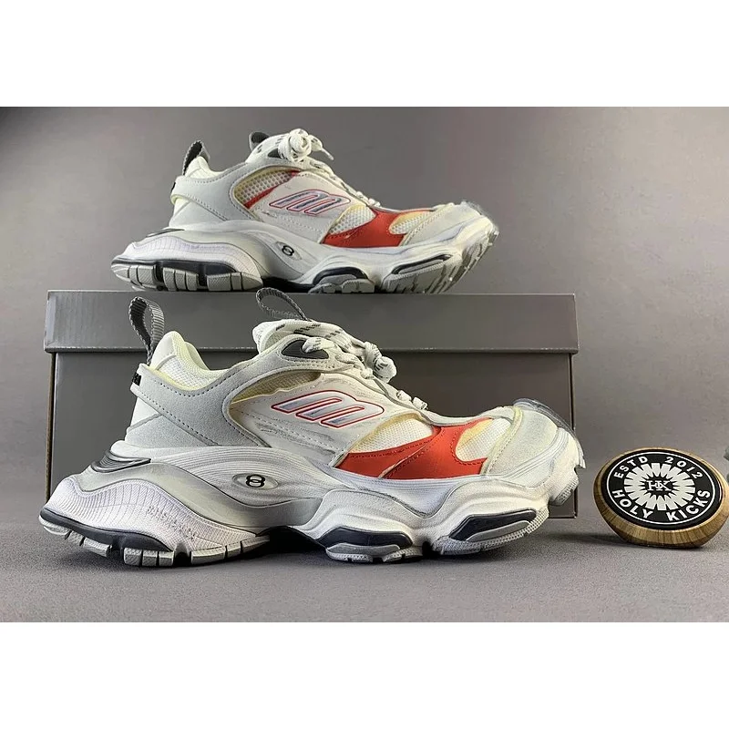 Balenciaga Balenciaga Triple S White/Orange Sneakers White - 1