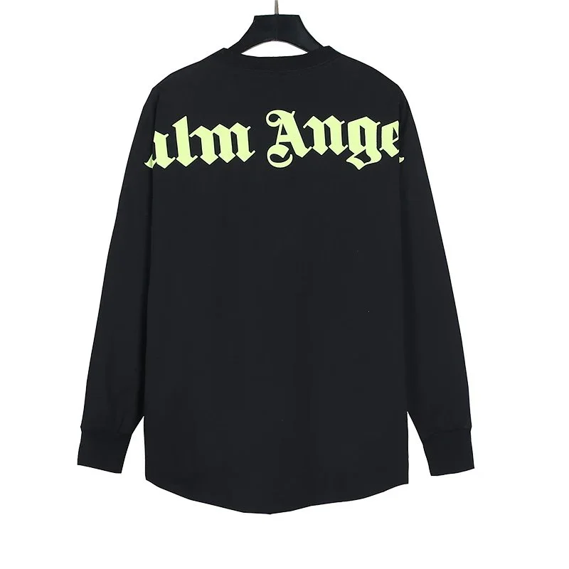 Palm Angels Palm Angels Bear Long Sleeve T-Shirt Black Black - 1
