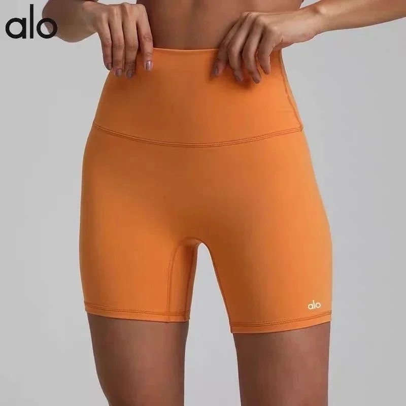 Alo Yoga Alo桑橙运动短裤 Orange - 1