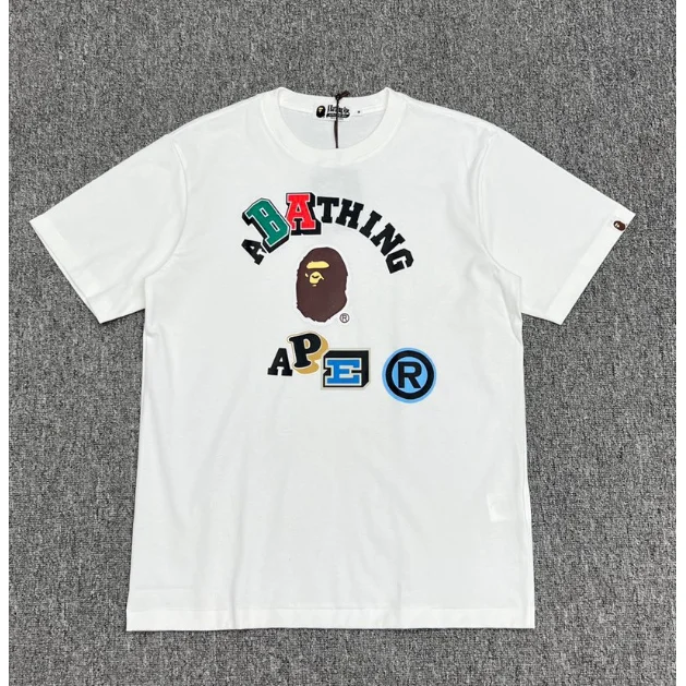A Bathing Ape A Bathing Ape BAPE STA White T-Shirt White - 1