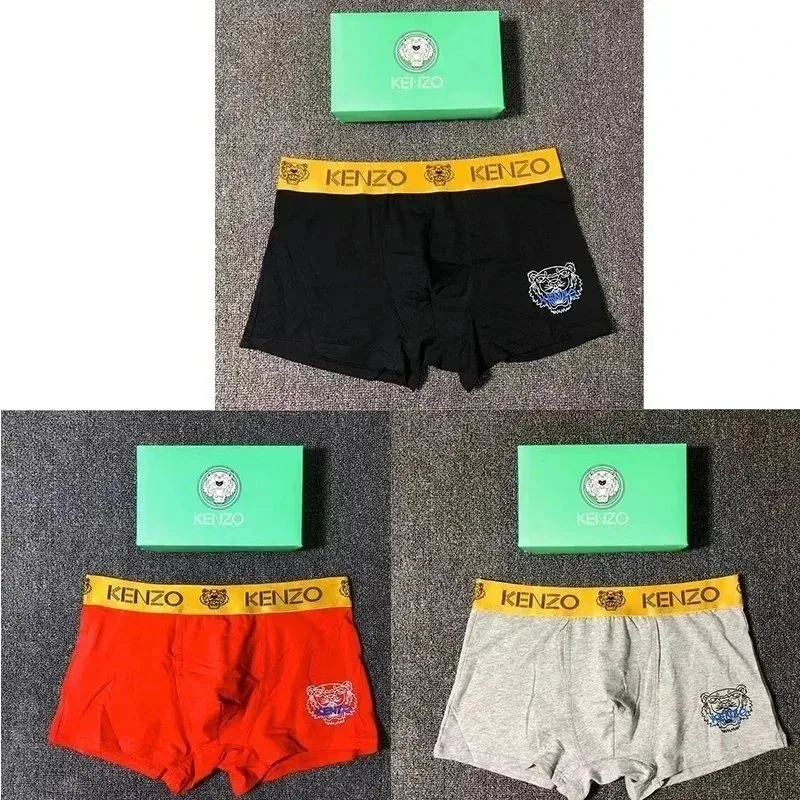 Kenzo Kenzo Tiger Grey/Black/Red Gift Set Boxer Shorts Multicolor