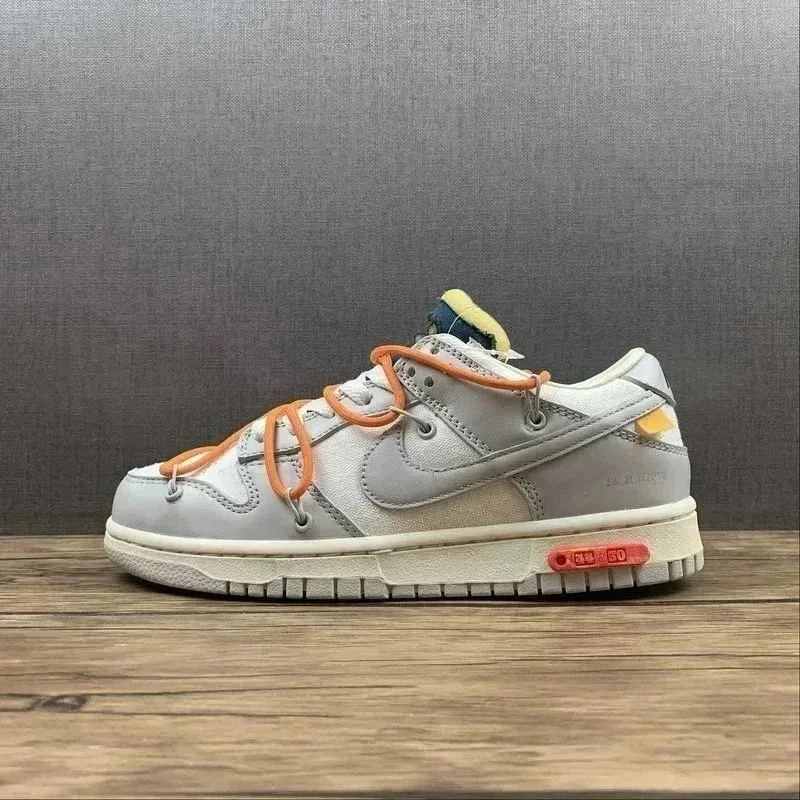 Nike Nike Dunk Low DM1602-104 Sail/Orange Sneakers Grey - 1