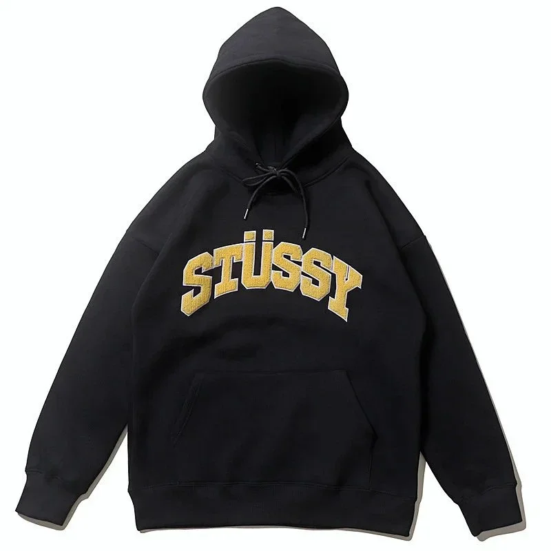 Stussy Stussy Basic Logo Hoodie Black Black - 1