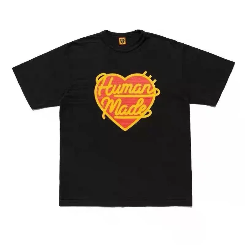 Other Human Made Heart Logo Black T-Shirt Black - 1