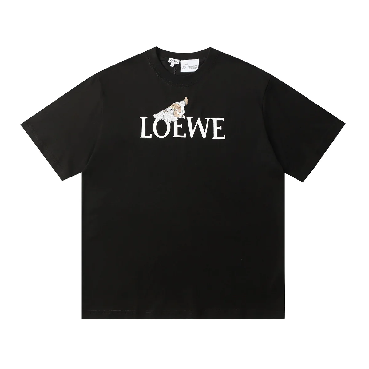 Loewe Loewe Classic Logo Black T-Shirt Black - 1