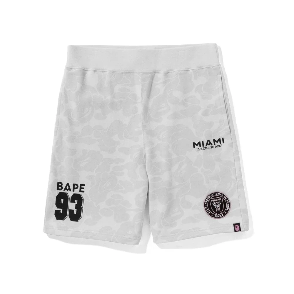 A Bathing Ape BAPE 93 White Shorts White