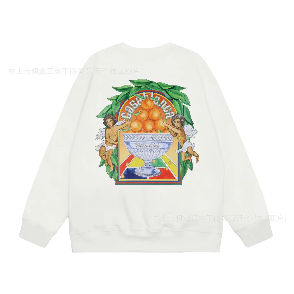 Other Casa Blanca Tennis Club Graphic Sweatshirt White White - 1