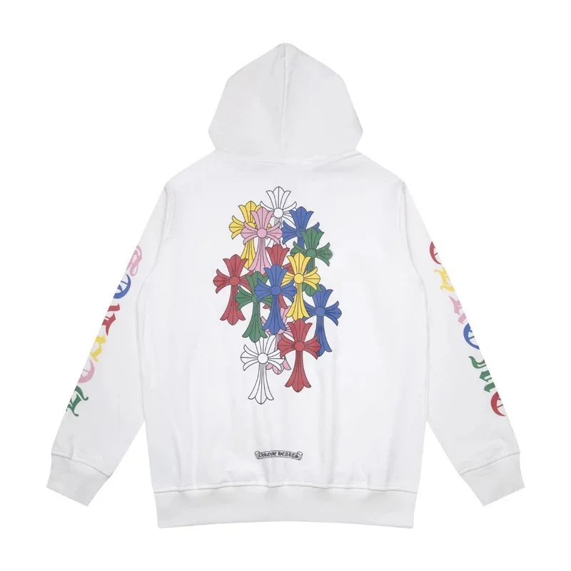Chrome Hearts Chrome Hearts CH Cross White Hoodie White - 1
