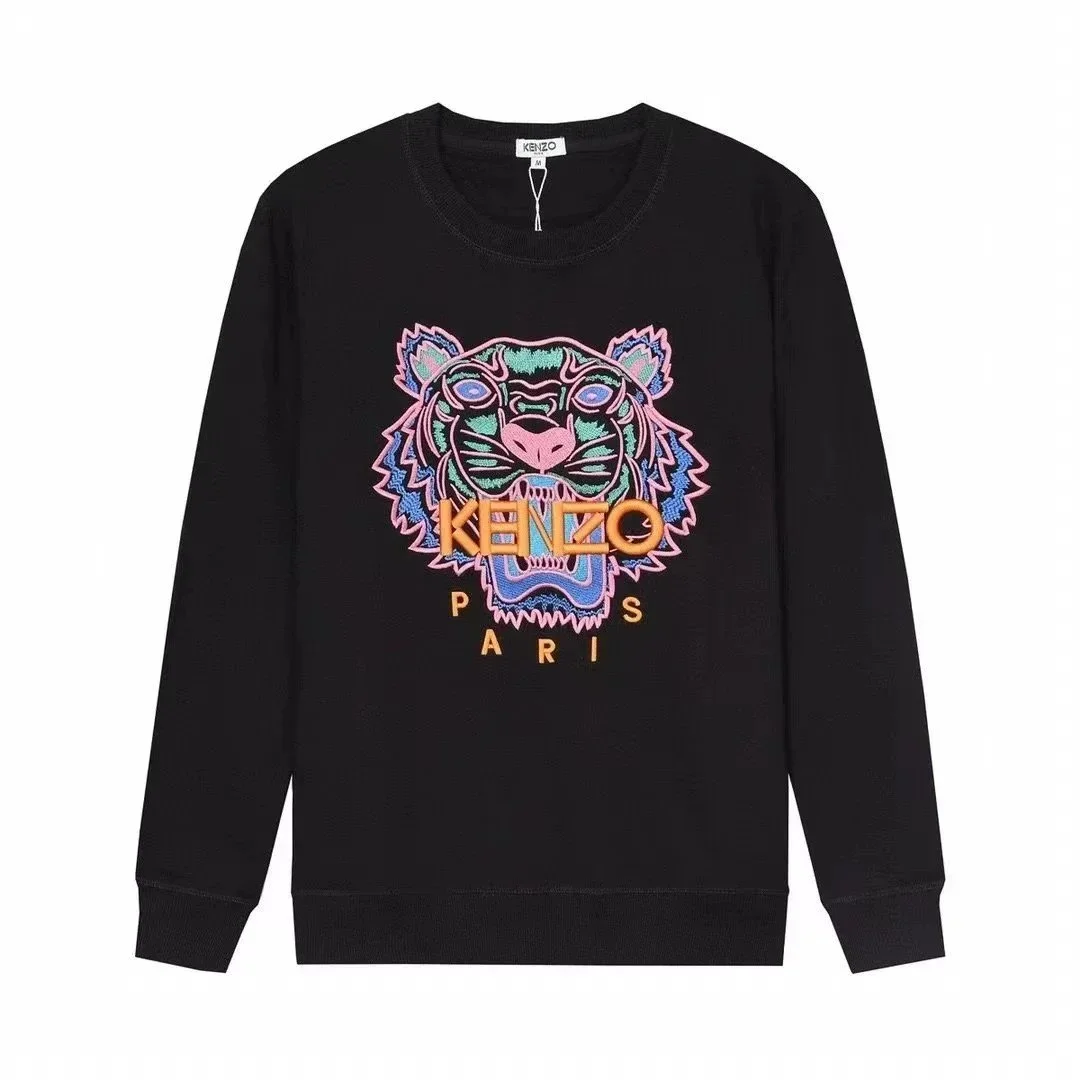 Kenzo Kenzo Tiger Embroidered Black Sweatshirt Black - 1