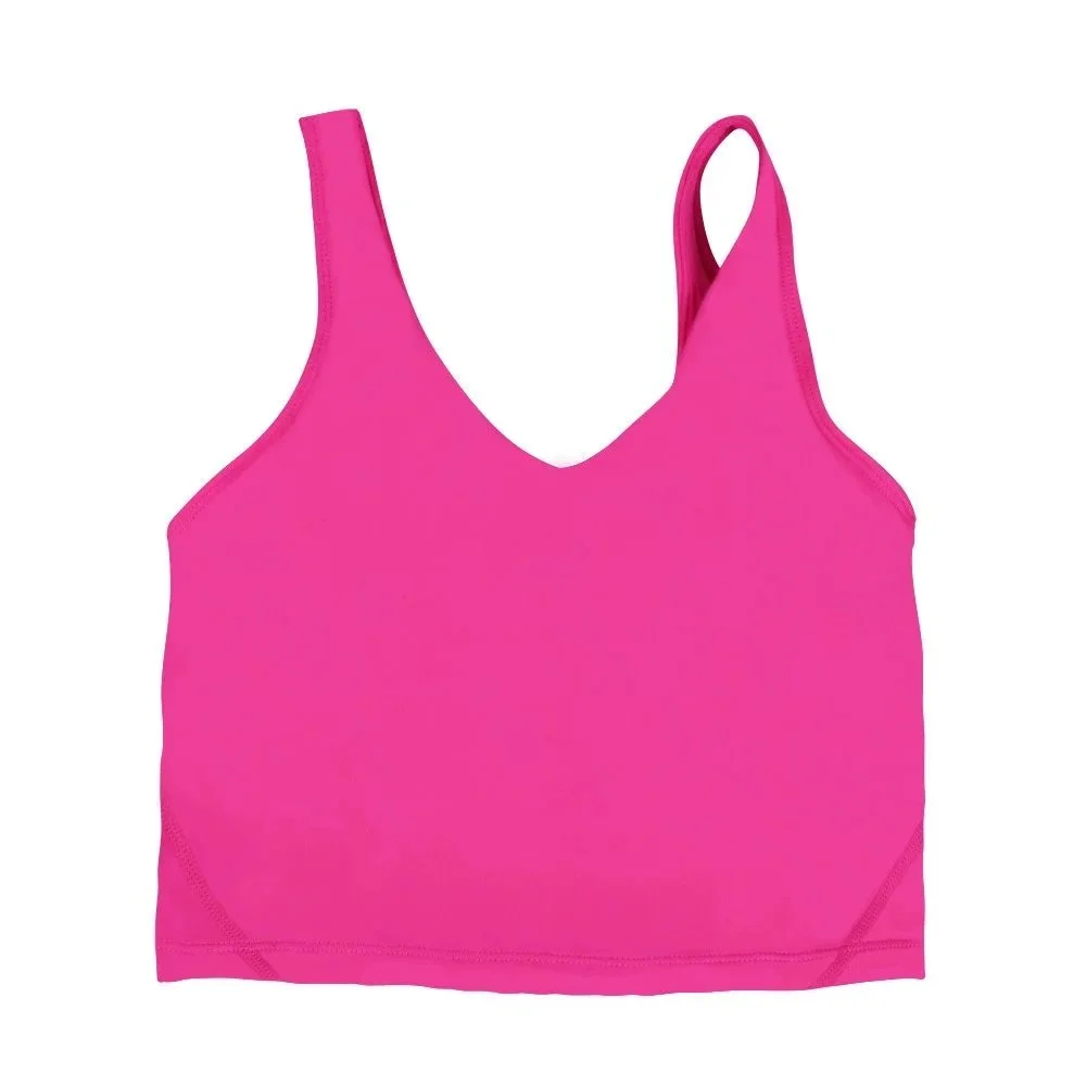 Other Pink U-Back Sports Tank Top Pink - 1