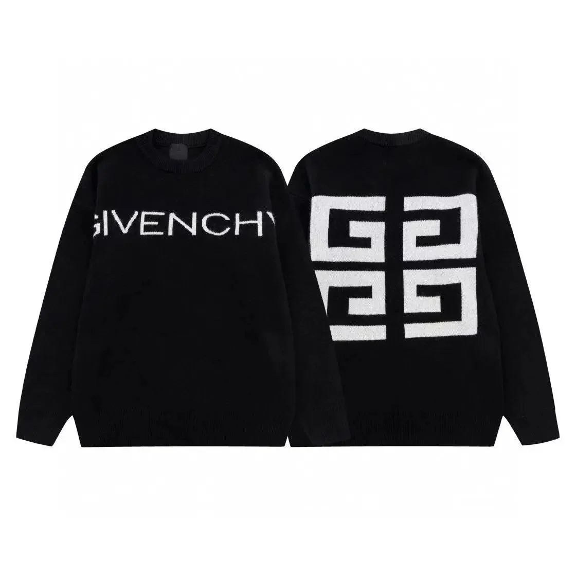 Givenchy Givenchy 4G Monogram Sweater Black/White Black