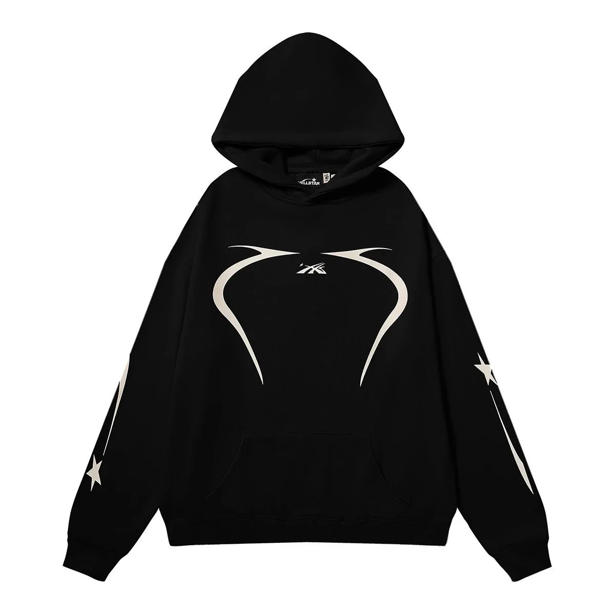 Hellstar Hellstar Studios Black Cotton Hoodie Black - 1