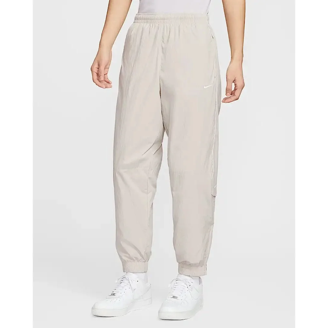 Nike Nike Woven Shorts Beige Solid Bottoms Beige