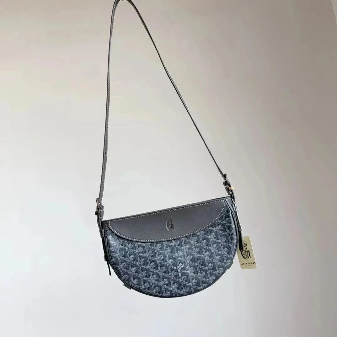 Goyard Goyard YARD Half-Moon Shoulder Bag Navy Blue Navy - 1