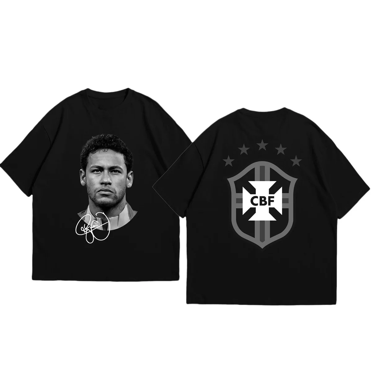 Other Black Neymar Jr. CBF T-Shirt Black - 1