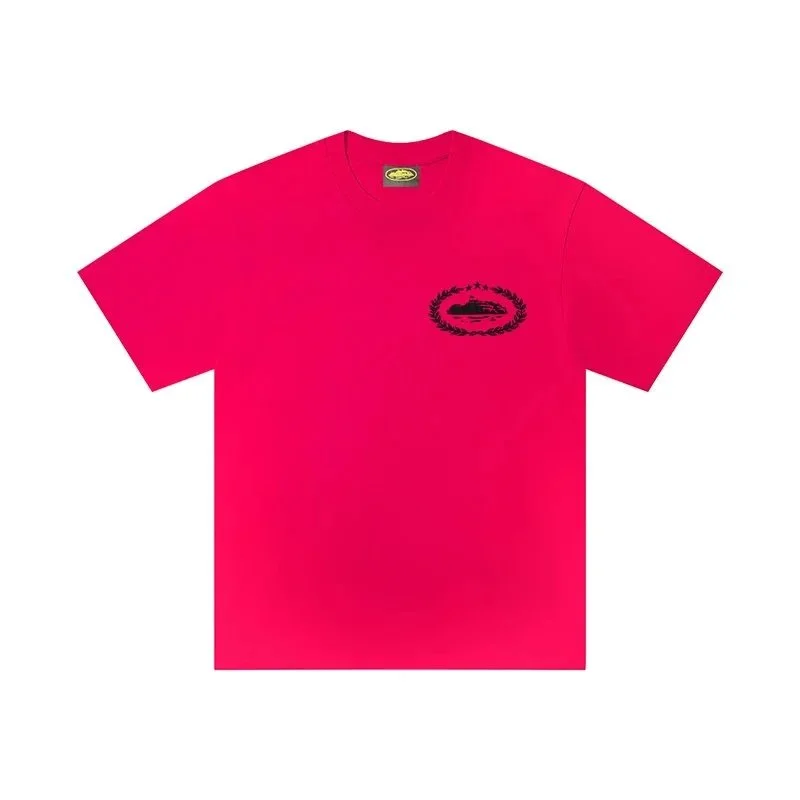 Other Unisex Bright Pink T-Shirt with Black Logo Pink - 1