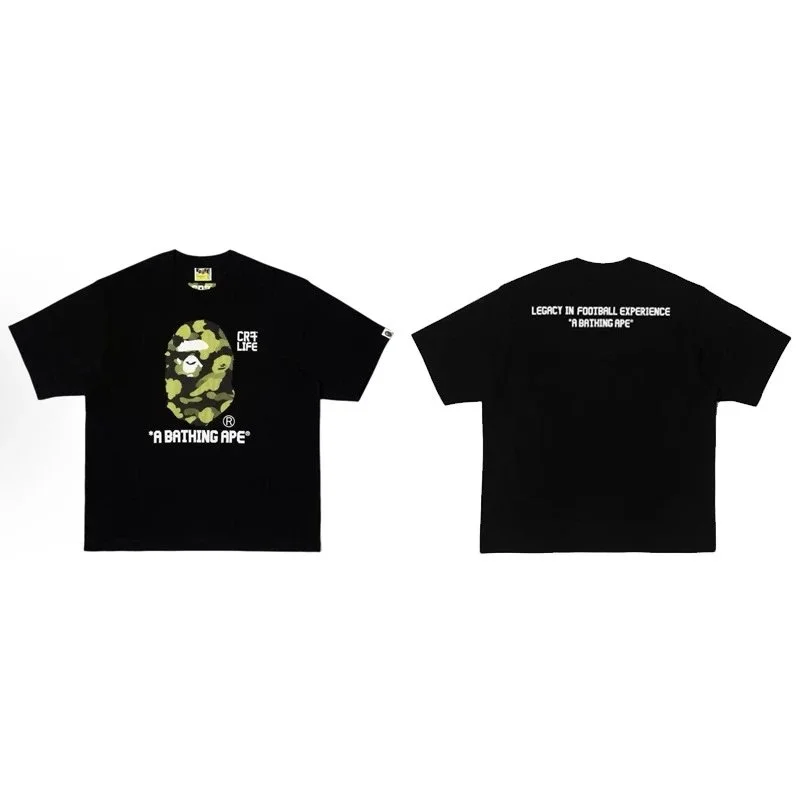 A Bathing Ape A Bathing Ape BAPE STA Black Camo T-Shirt Black - 1