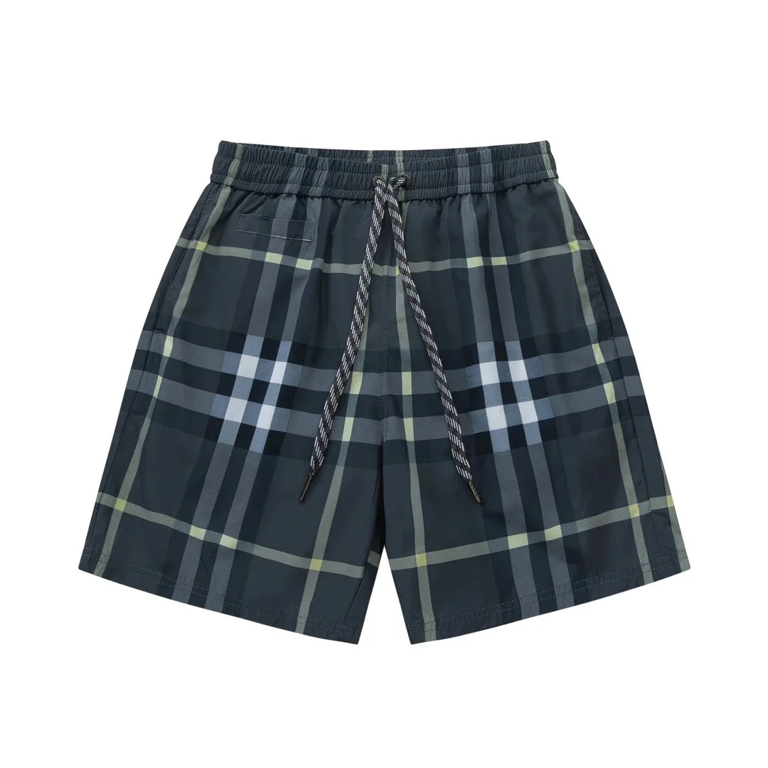 Burberry Burberry Vintage Check Plaid Shorts Navy/Black/Beige Navy