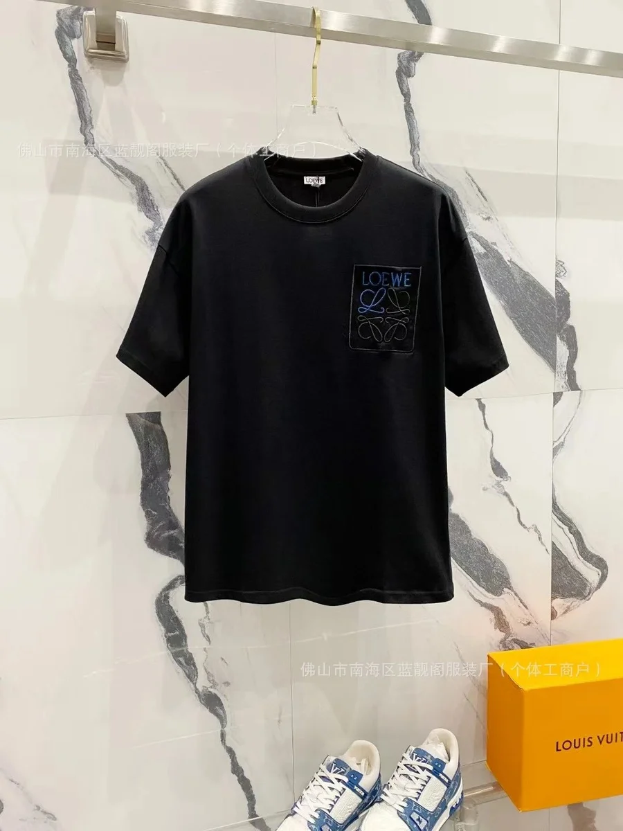 Loewe Loewe Anagram Black T-Shirt Black