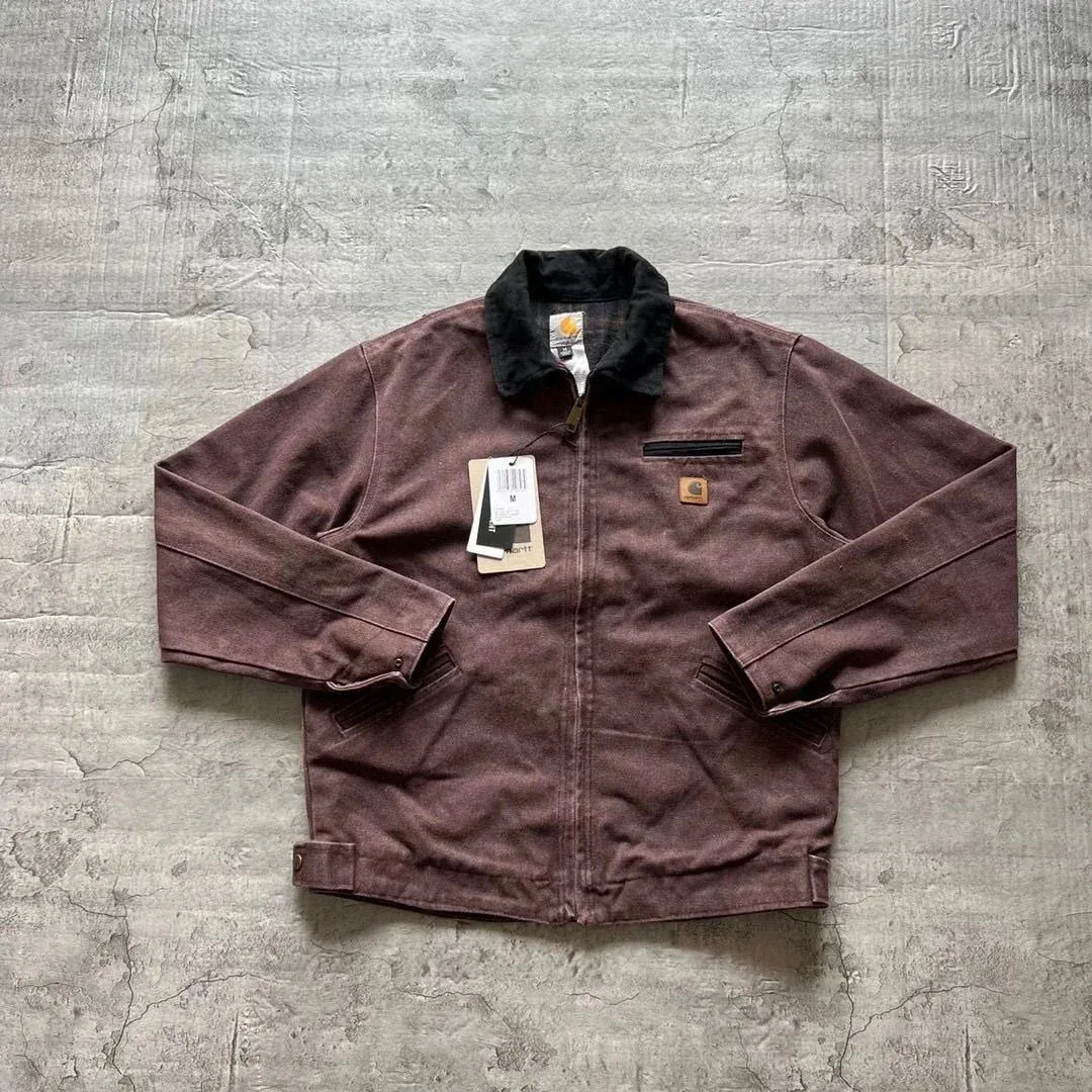Carhartt Carhartt Detroit Dusty Brown Work Jacket Brown - 1