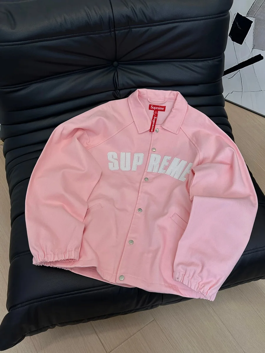 Supreme Supreme Supreme Pink Coach Jacket Pink - 1