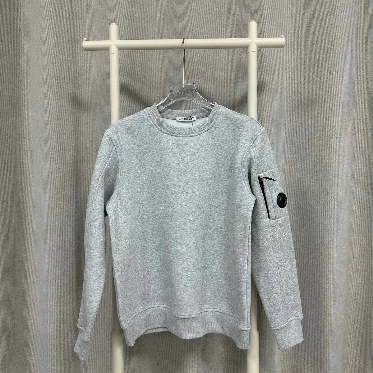 CP Company CP Company Goggle BB04 Grey Crewneck Sweatshirt Grey - 1