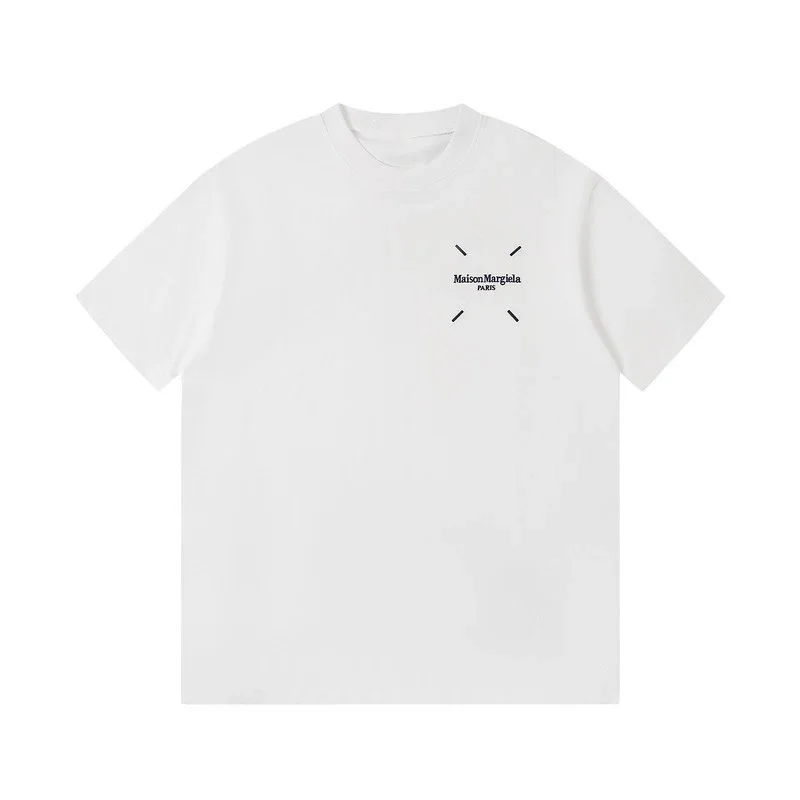 Maison Margiela Maison Margiela White Logo T-Shirt White