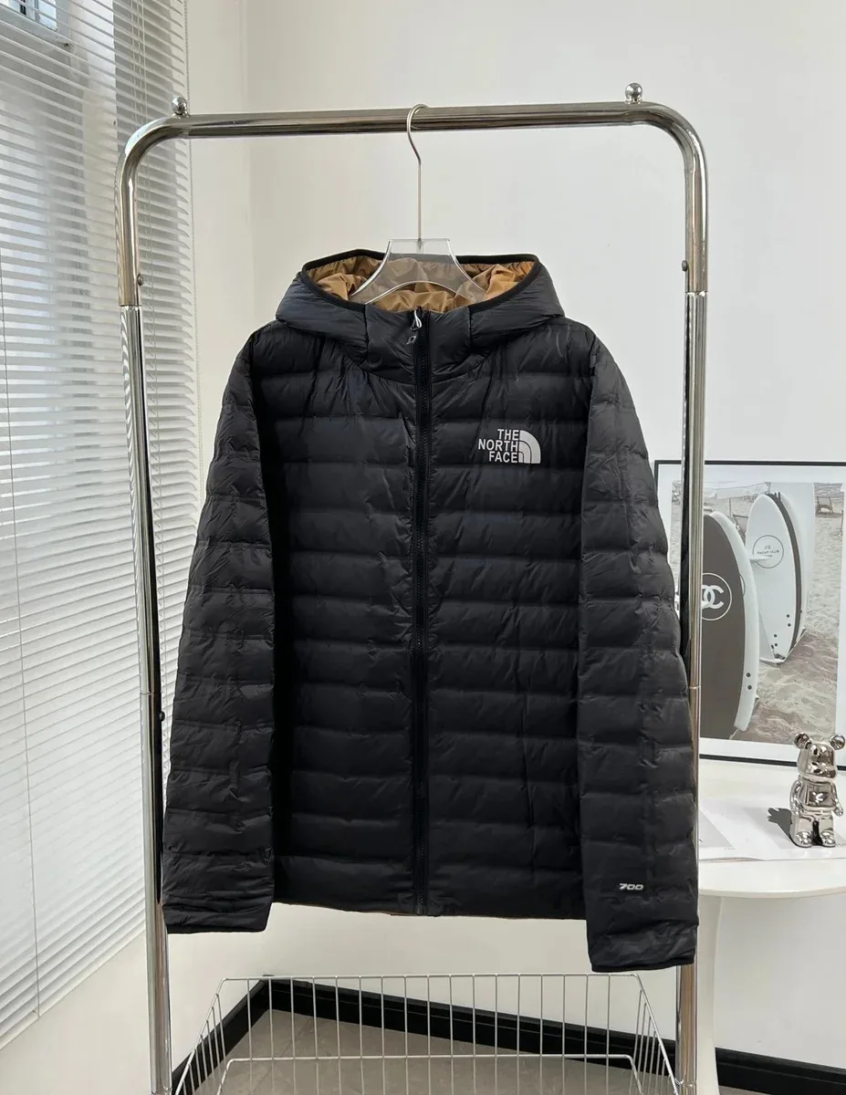 The North Face The North Face Nuptse Black Hooded Parka Black - 1