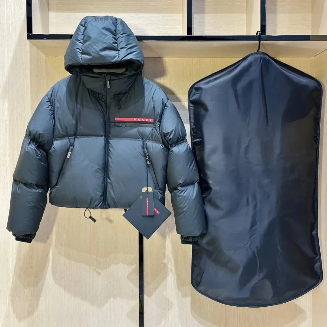 Prada Prada Runners Black Puffer Jacket Black