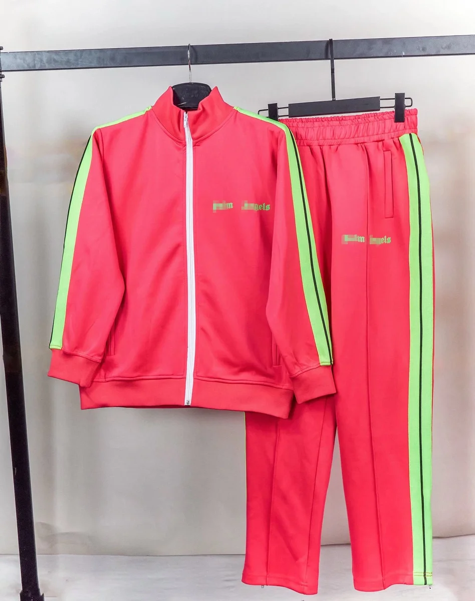 Palm Angels Palm Angels Track Rose Pink Tracksuit Set Pink