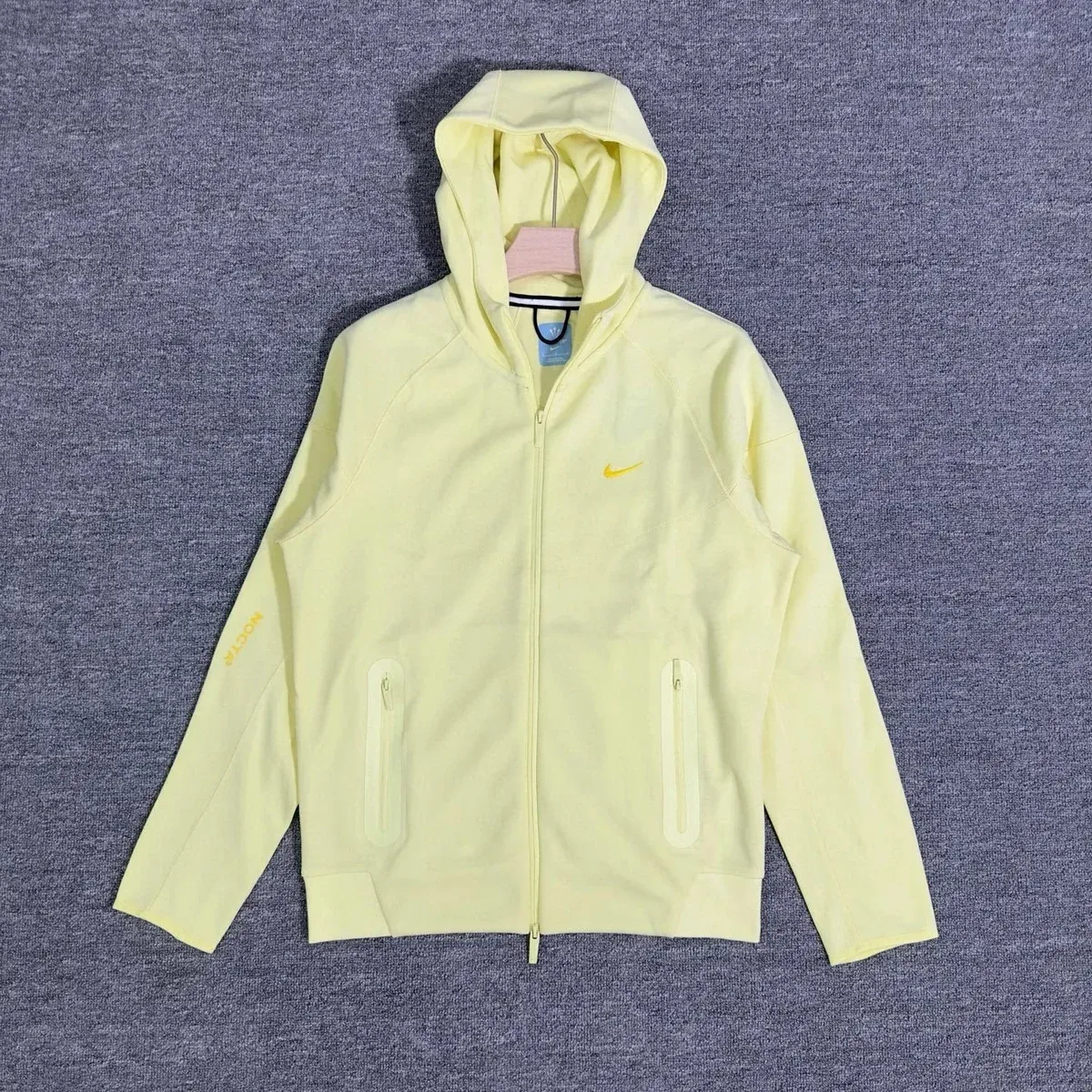Nike Nike Tech Lemon Yellow Zip-Up Hoodie Yellow