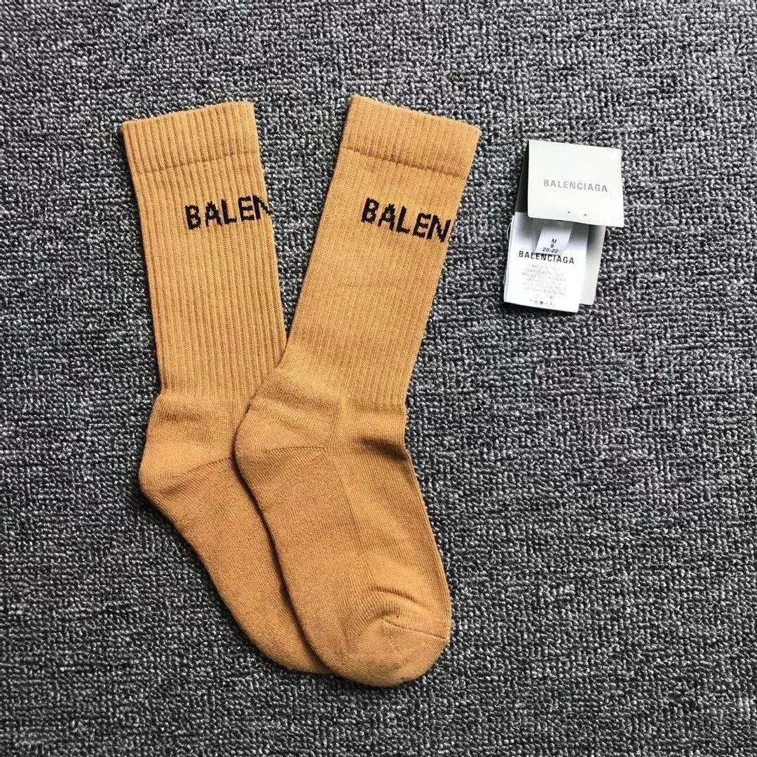 Balenciaga Balenciaga Beige BALEN Socks Beige - 1