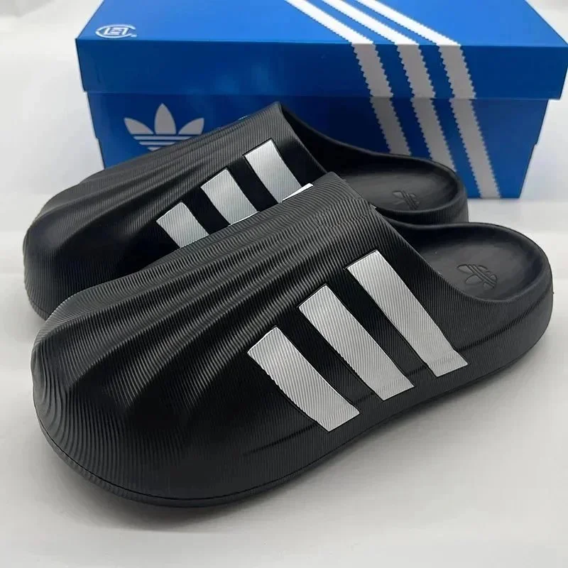 Adidas Adidas Ozweego Black Silver Sandals Black