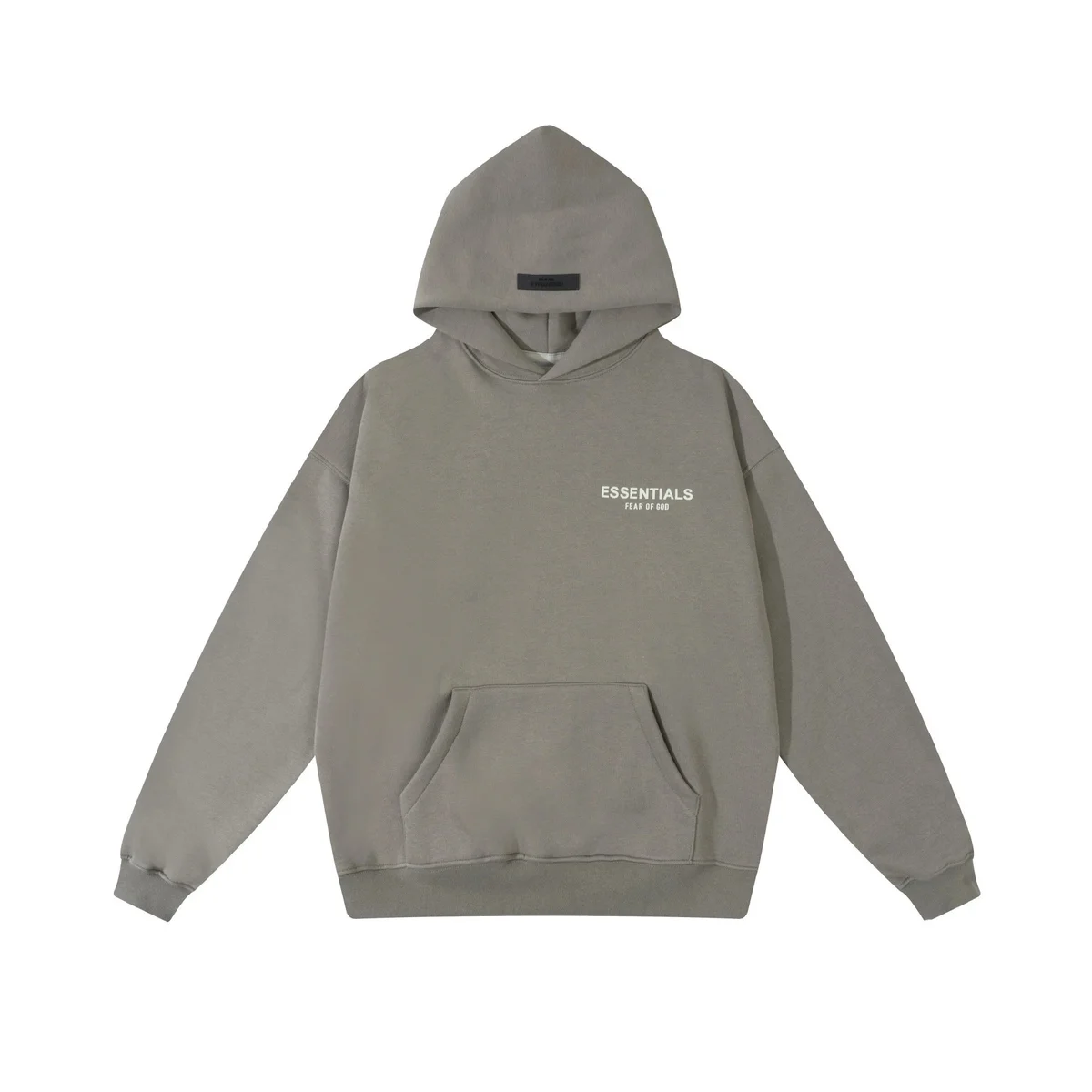 Fear of God Fear of God Essentials Desert Grey Hoodie Grey - 1